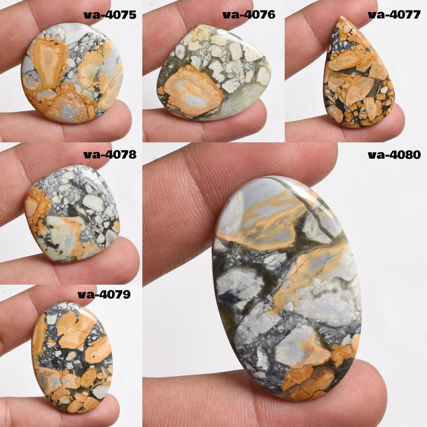 Natural Maligano Jasper Cabochons Wholesale
