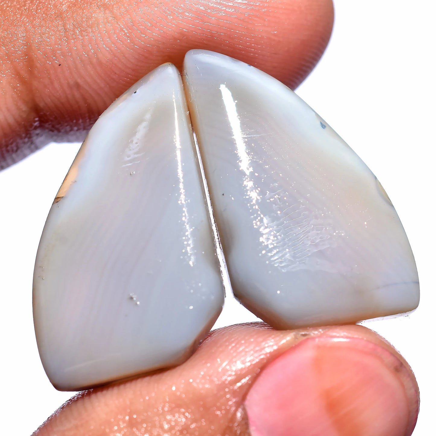 Montana Agate Earring Gemstone Pair