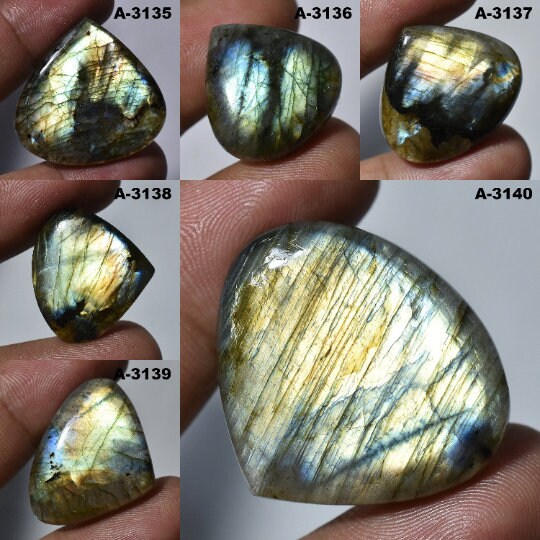 Wholesale Fire Labradorite Cabochon – Handmade Loose Gemstone