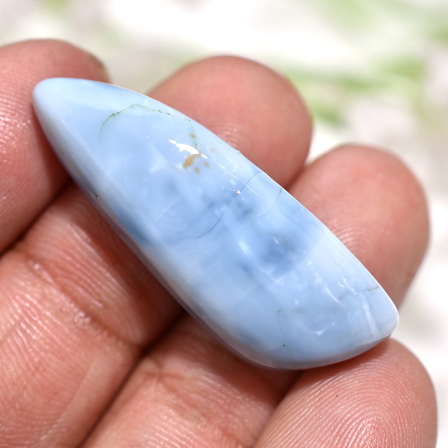 Wholesale Blue Opal Cabochon – Smooth Polished Gemstone for DIY Pendants
