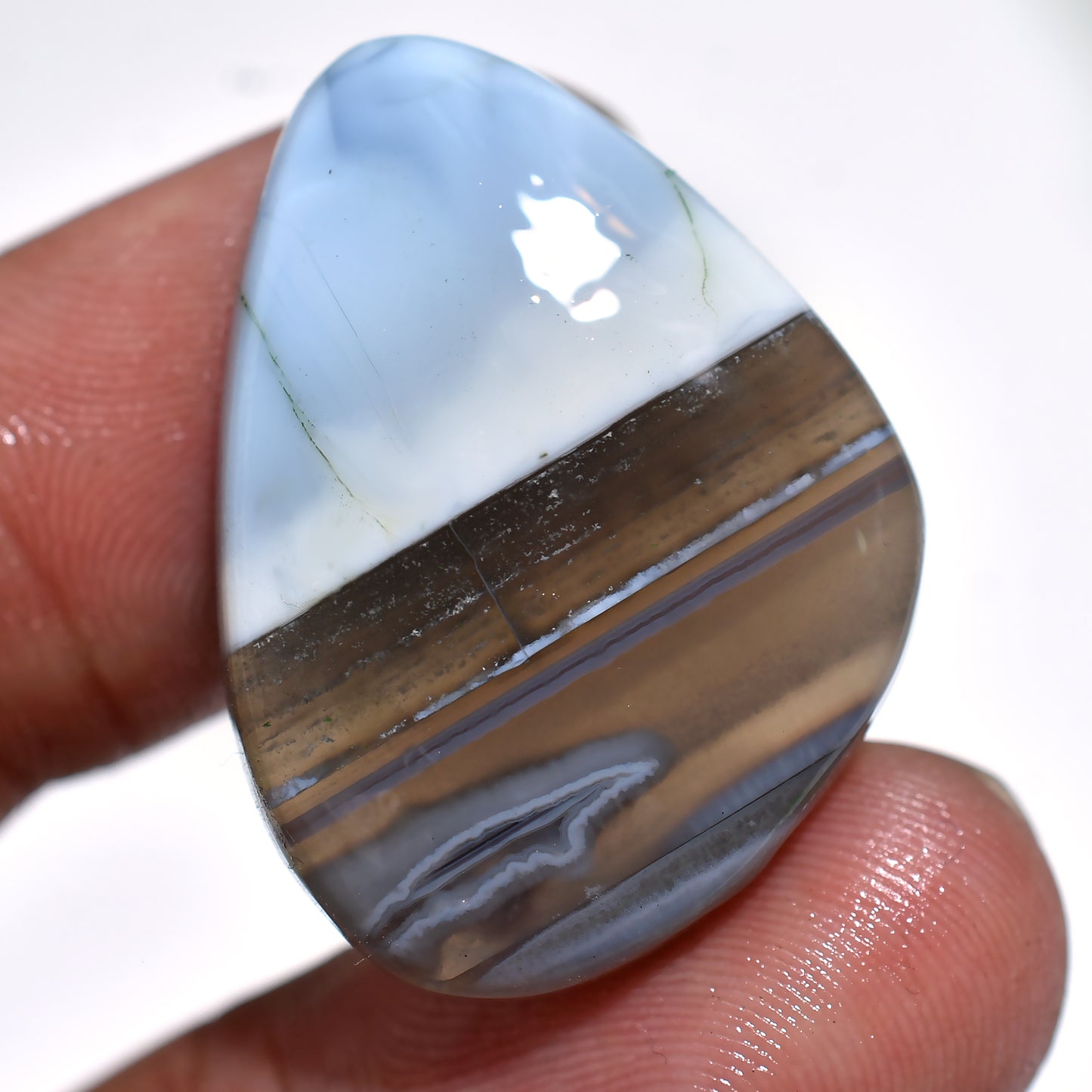 Dazzling Blue Opal Cabochon – Wholesale Fancy Shaped Gemstone for Artistic Jewelry