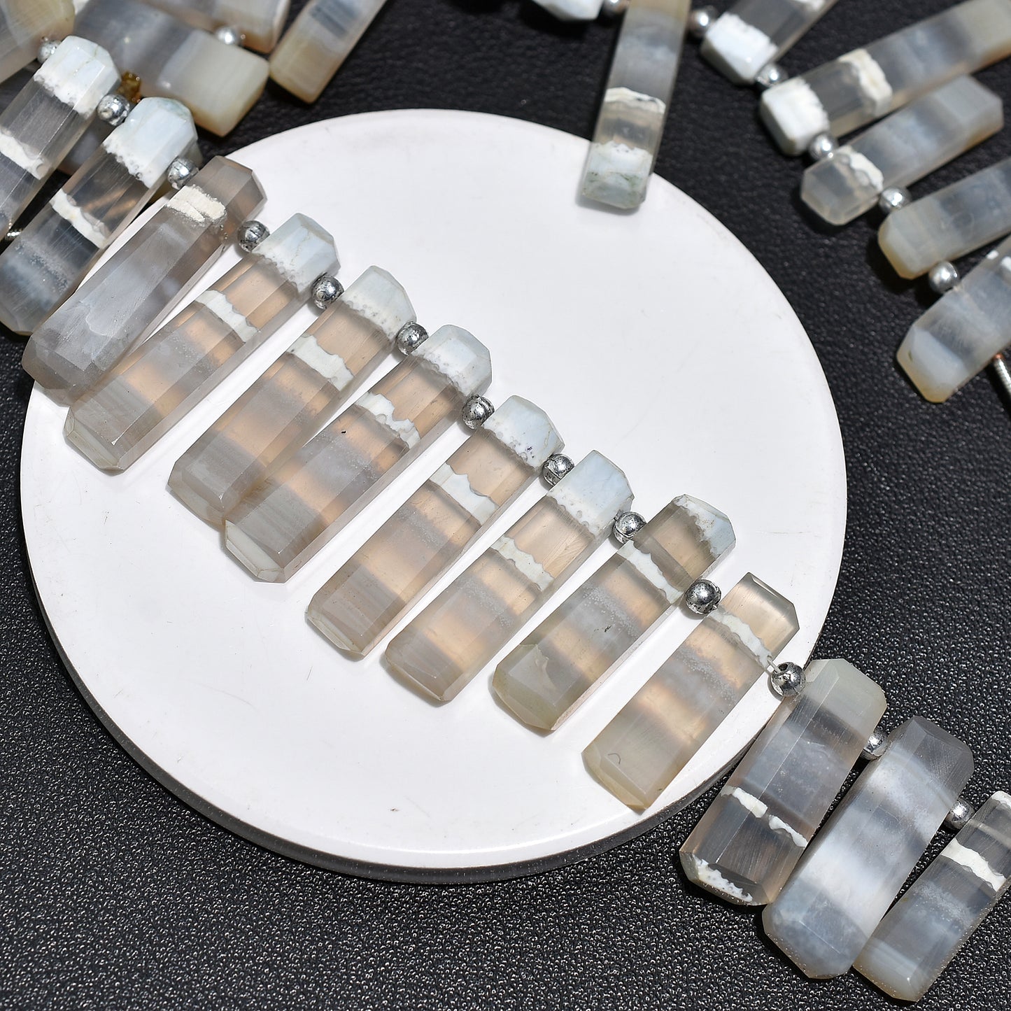 Natural Boulder Opal Faceted Beads – Wholesale Polished Strand For Handmade Craft