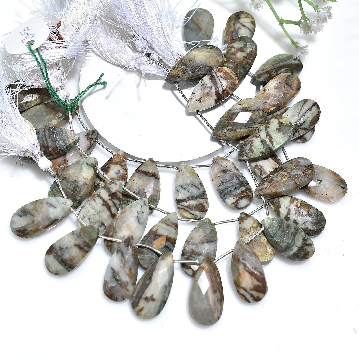 Unique Red Cherry Jasper Faceted Teardrop Bead Strand – Wholesale Gemstone For Jewelry Creations