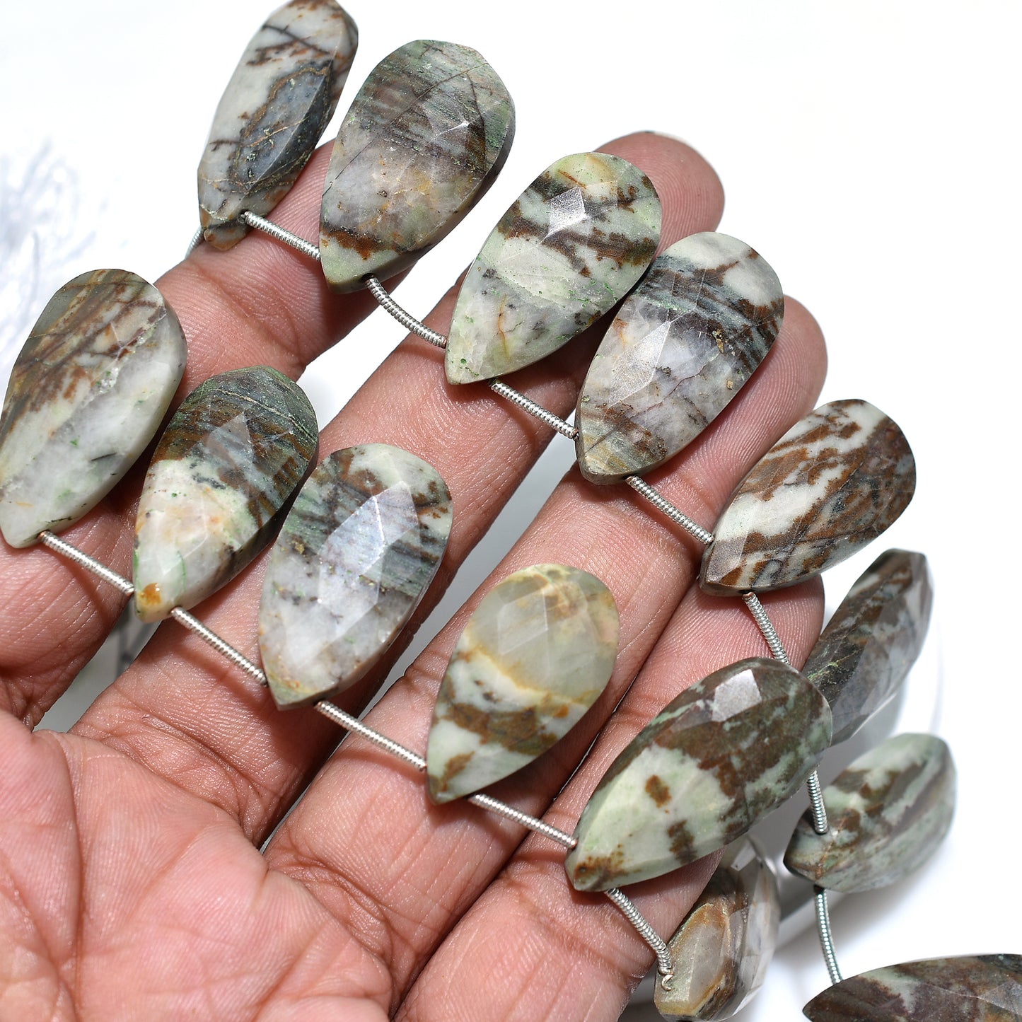 Unique Red Cherry Jasper Faceted Teardrop Bead Strand – Wholesale Gemstone For Jewelry Creations