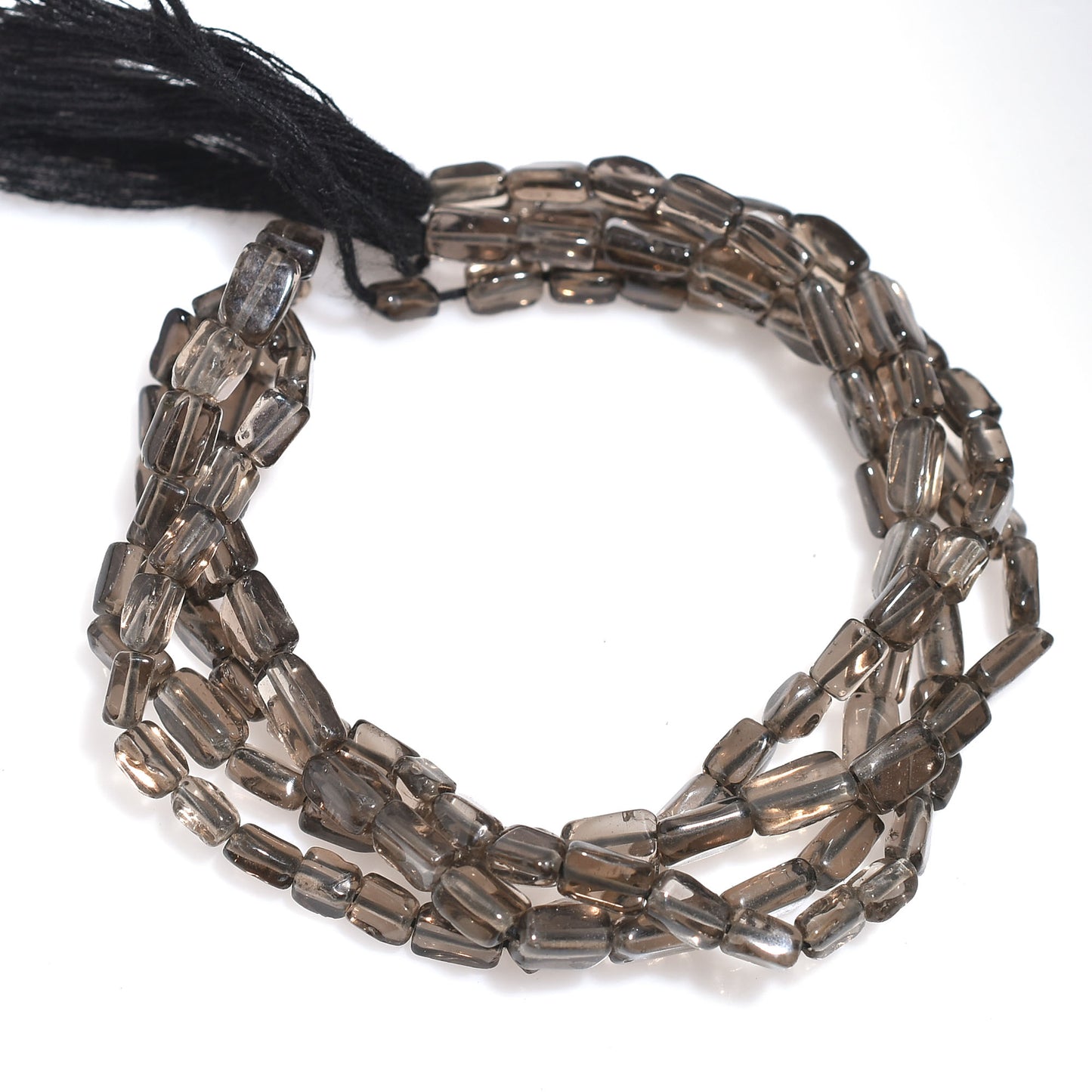 Brown Smoky Quartz Beads – Natural Polished Gemstones for Necklaces