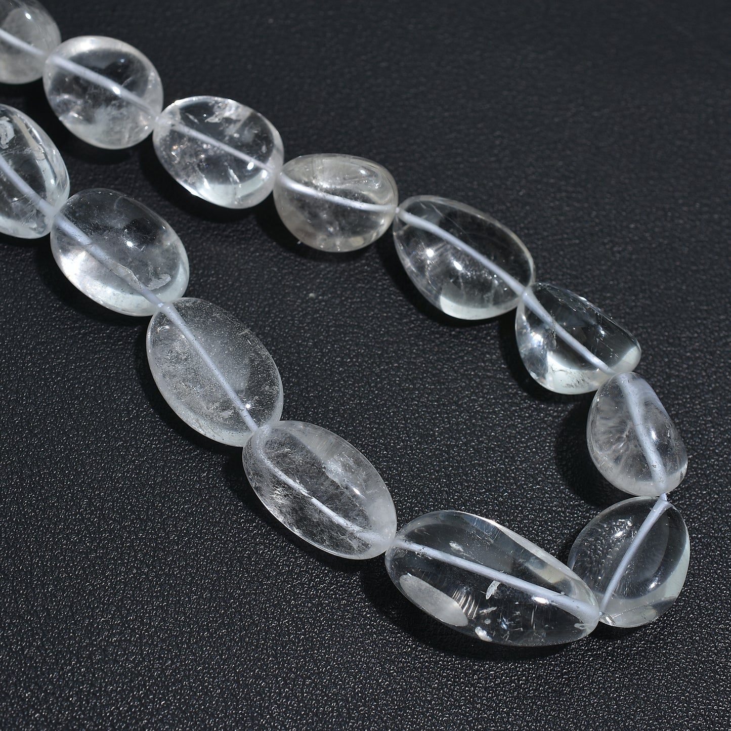 Trendy Crystal Quartz Nugget Beads – Raw Tumbled Gemstones for Jewelry