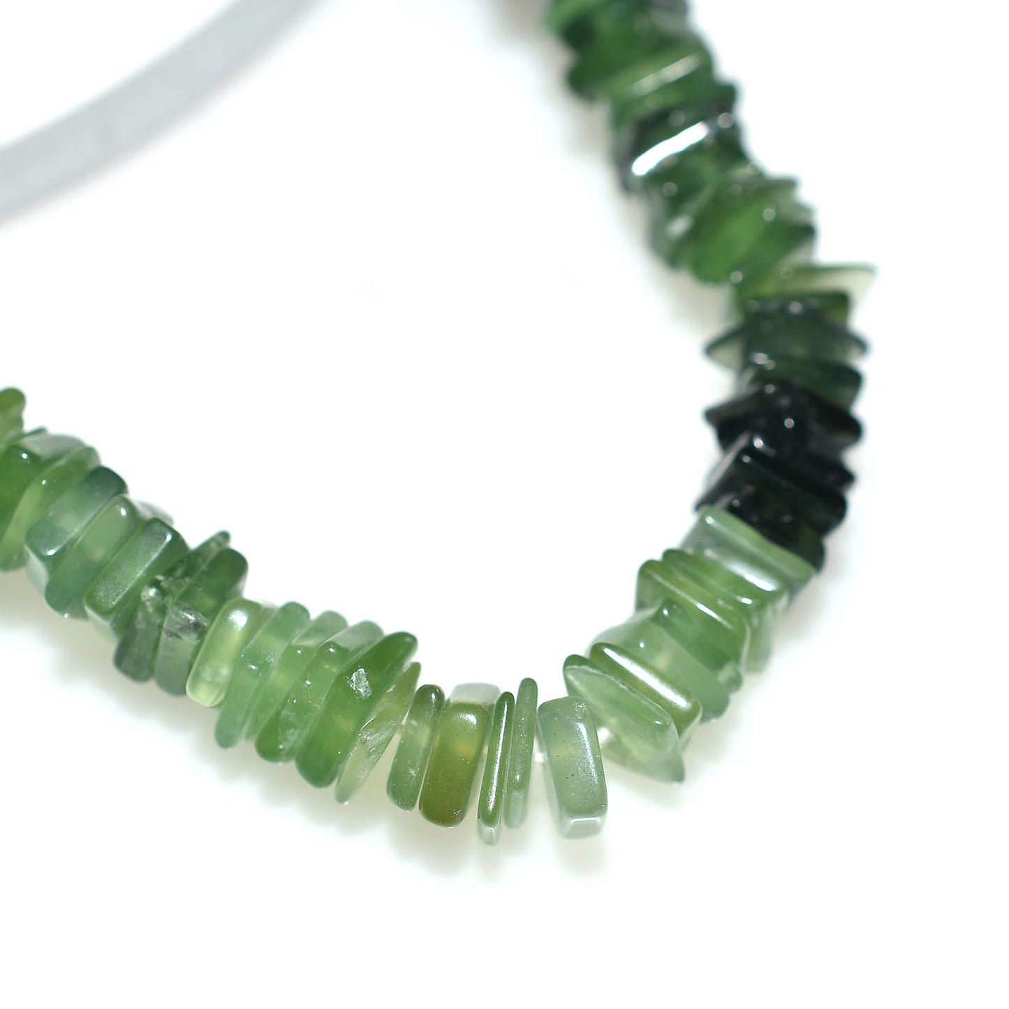 Verdant Edge Vessonite Heishi Square Beads 7 inch Gemstone Wholesale Strand For Jewelry Designers