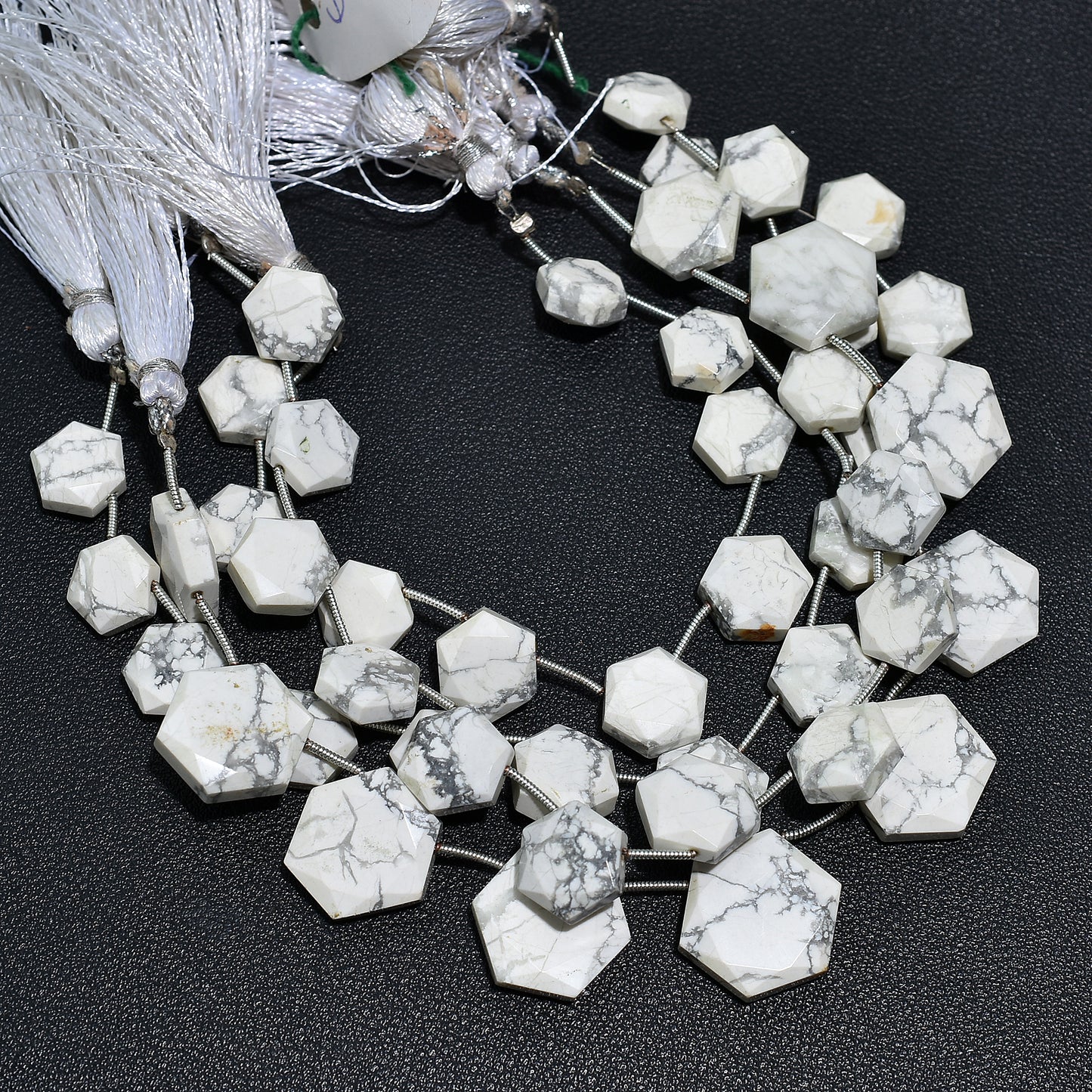 Geometric Howlite Beads-Wholesale Gemstone For Modern Jewelry Design