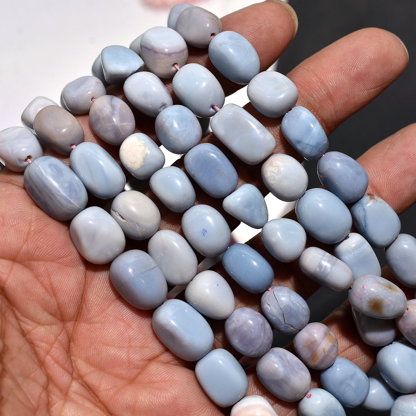 Chunky Lavender Opal Nugget Beads – Wholesale Gemstones for Handmade Jewelry