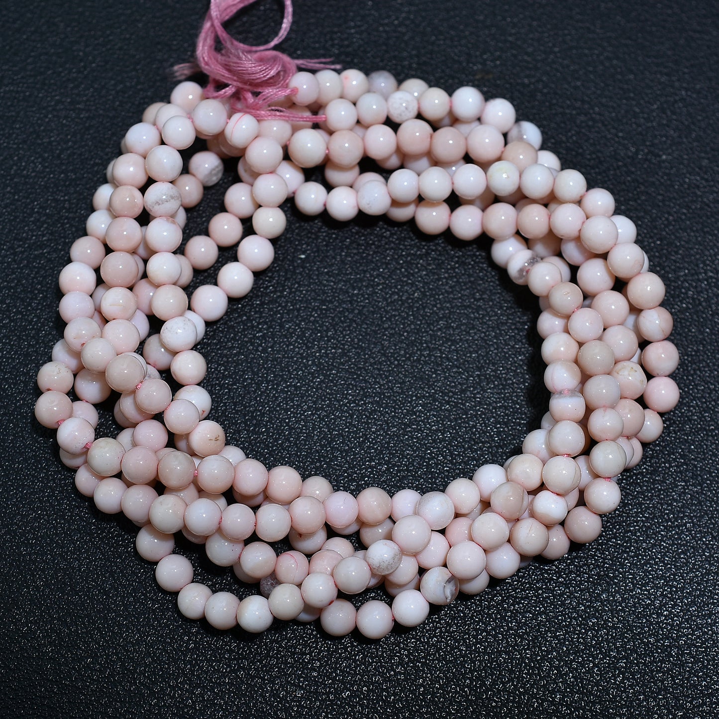 Attractive Pink Opal Round Beads – Soft Pastel Gemstones for Jewelry Making