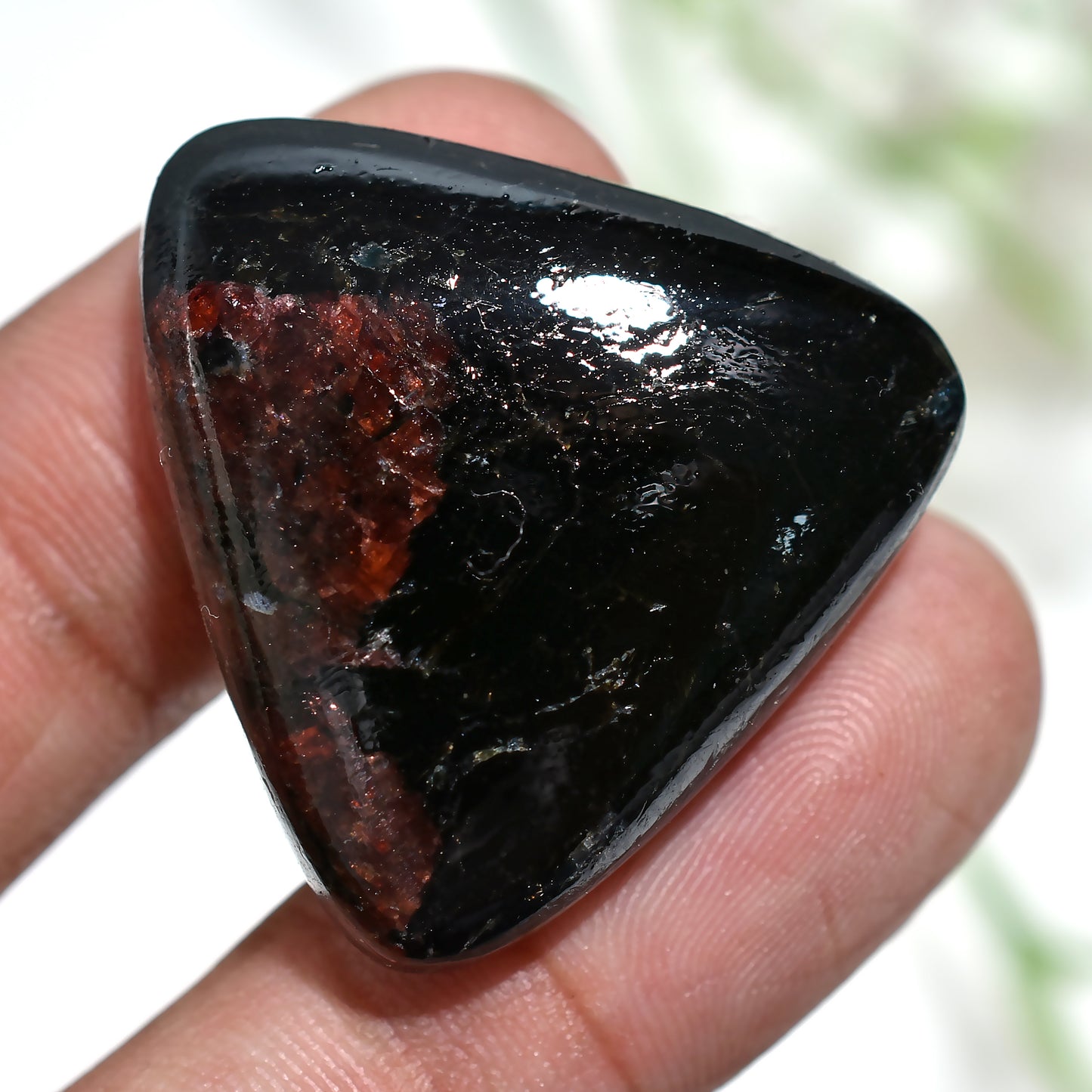 Natural Black Ruby Fall Cabochon - Wholesale Fancy Designer Gemstone For DIY