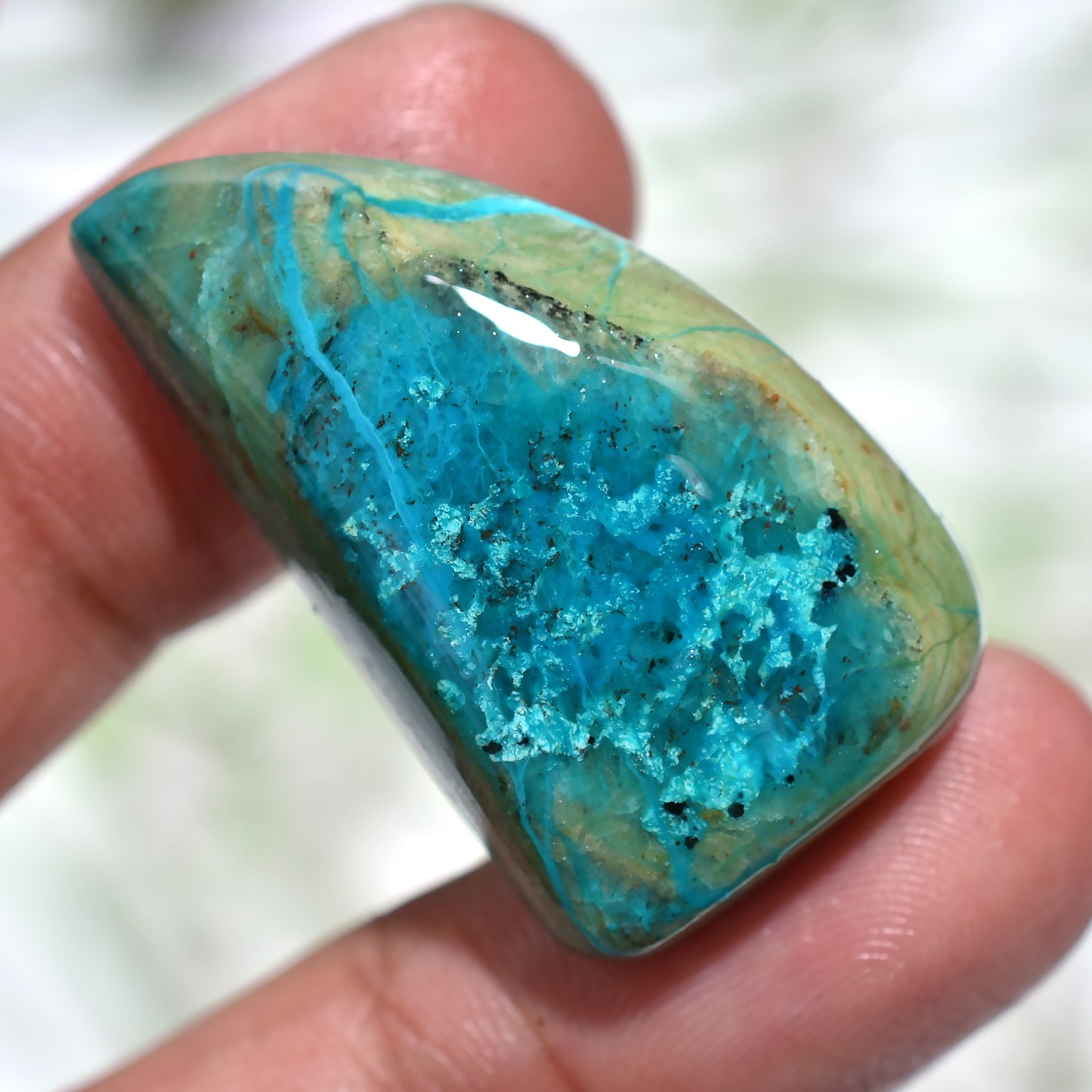 Artistic Shattuckite Cabochon – Fancy Shaped Wholesale Loose Stone For Statement Jewelry