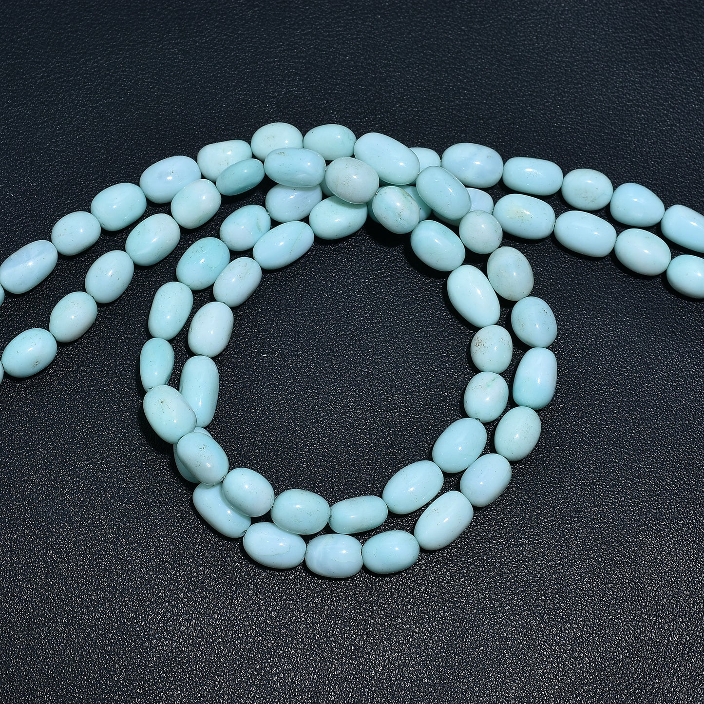 Smooth Sky Blue Opal Nugget Beads – 16 Inch Wholesale Gemstone Strand For Jewelry Making