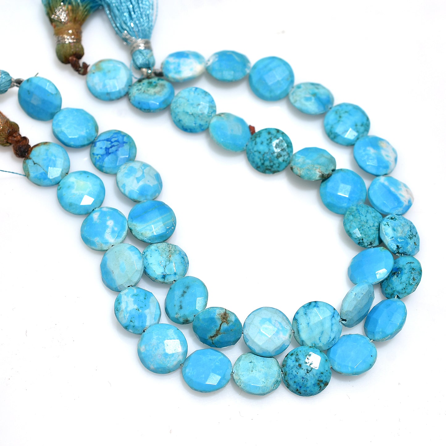 Aqua Veil Howlite Beads _ Wholesale Tiny Gemstone Strands for Jewelry Making