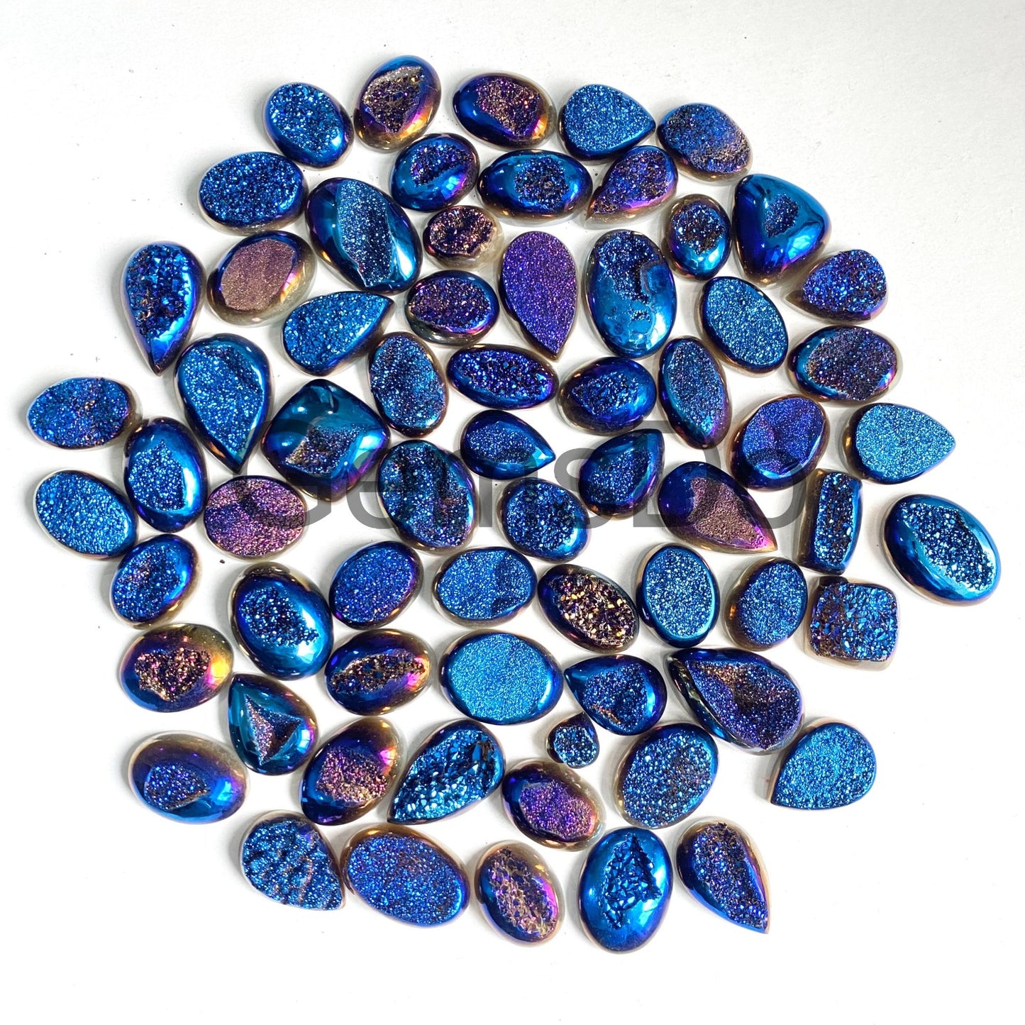 Wholesale Bulk Rainbow Titanium Druz, AAA Sparkling Crystal Gemstone Lot