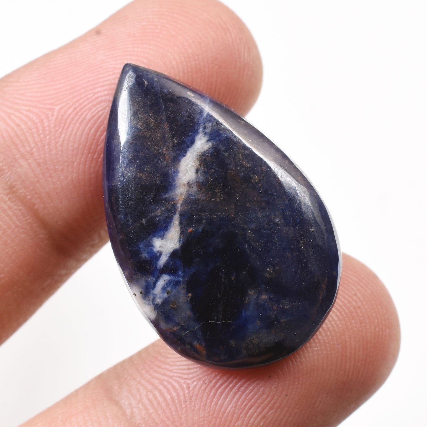 Natural Sodalite Gemstone – Mixed Shape Smooth Polished Cabochon