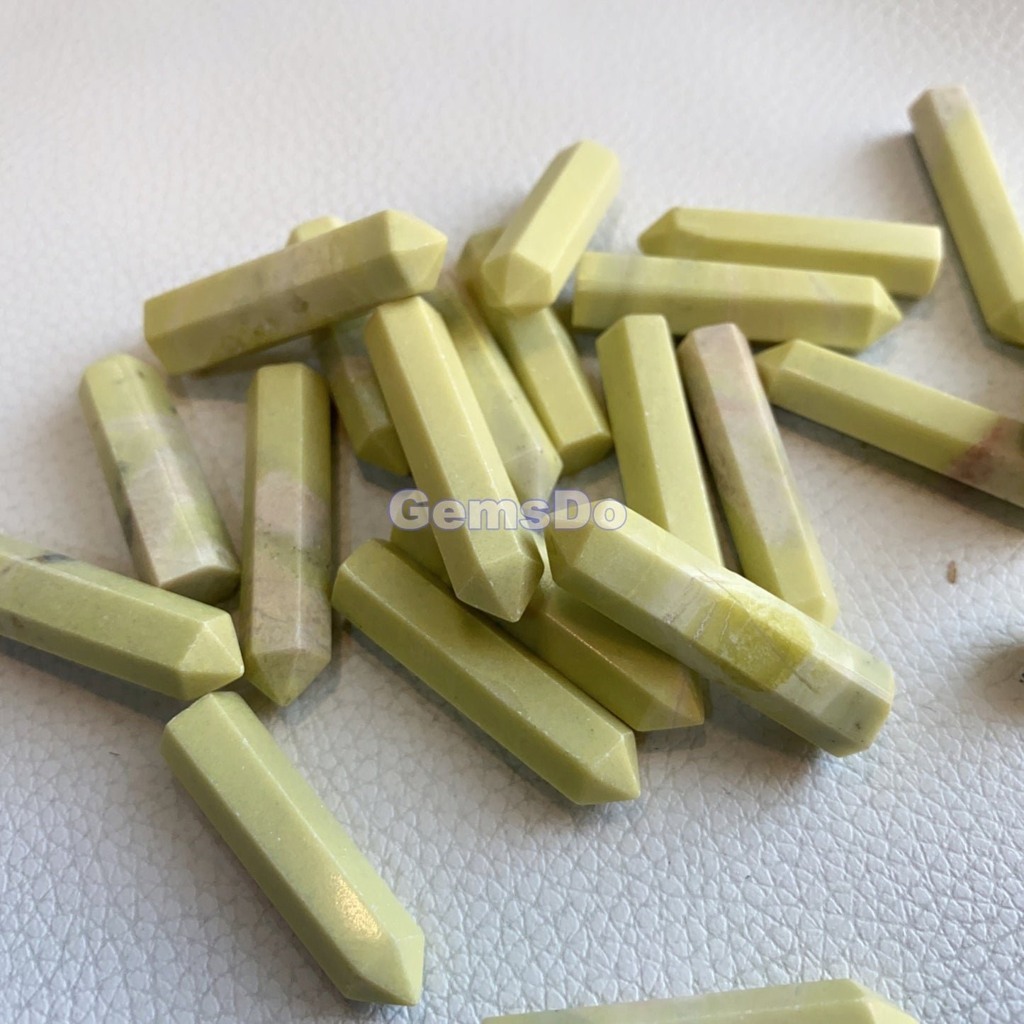 Natural Zahar Mohra Crystal Point – Faceted Pencil Gemstone Obelisk (24-40mm)