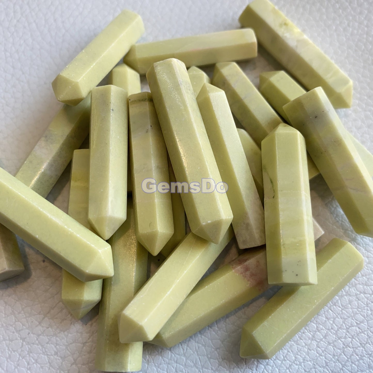 Natural Zahar Mohra Crystal Point – Faceted Pencil Gemstone Obelisk (24-40mm)