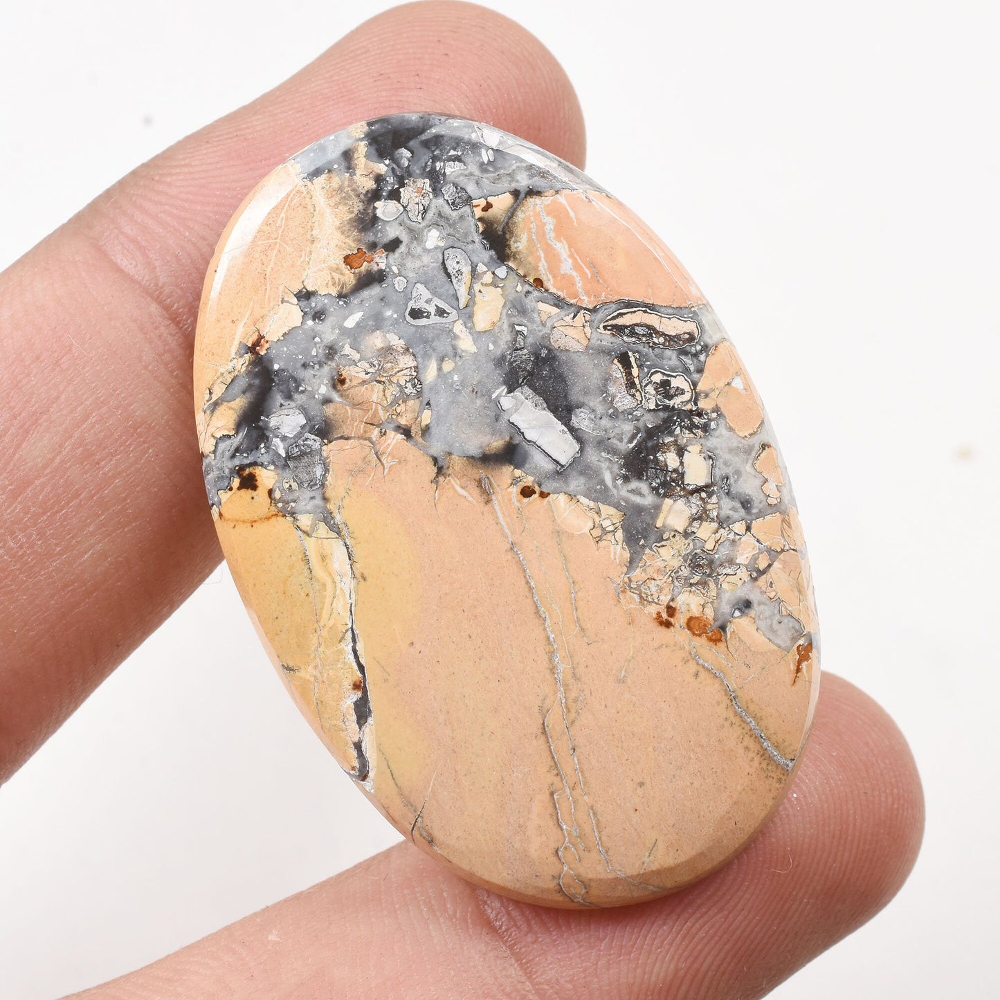 Maligano Jasper Oval & Pear Shape Gemstone – Smooth Healing Stone