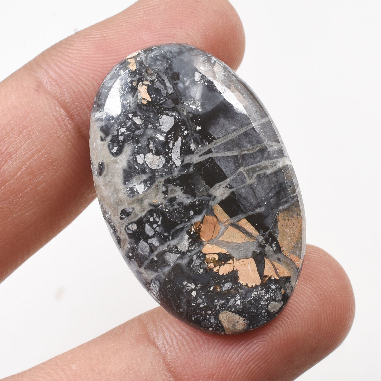 Maligano Jasper Oval & Pear Shape Gemstone – Smooth Healing Stone