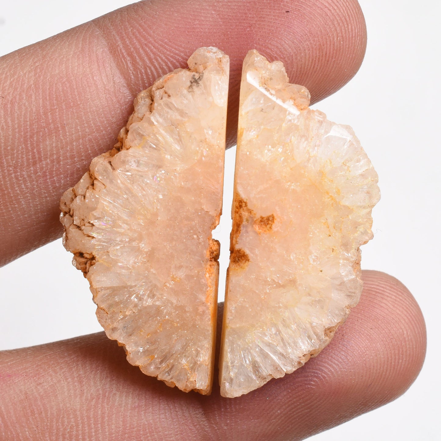 Wholesale Dyed Solar Quartz Pairs - Fancy Druzy Gemstone for Earrings & Jewelry Making