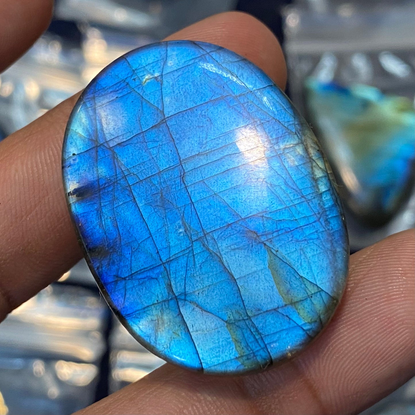 Dazzling Blue Labradorite Cabochon – Oval & Mixed Shape Gemstones