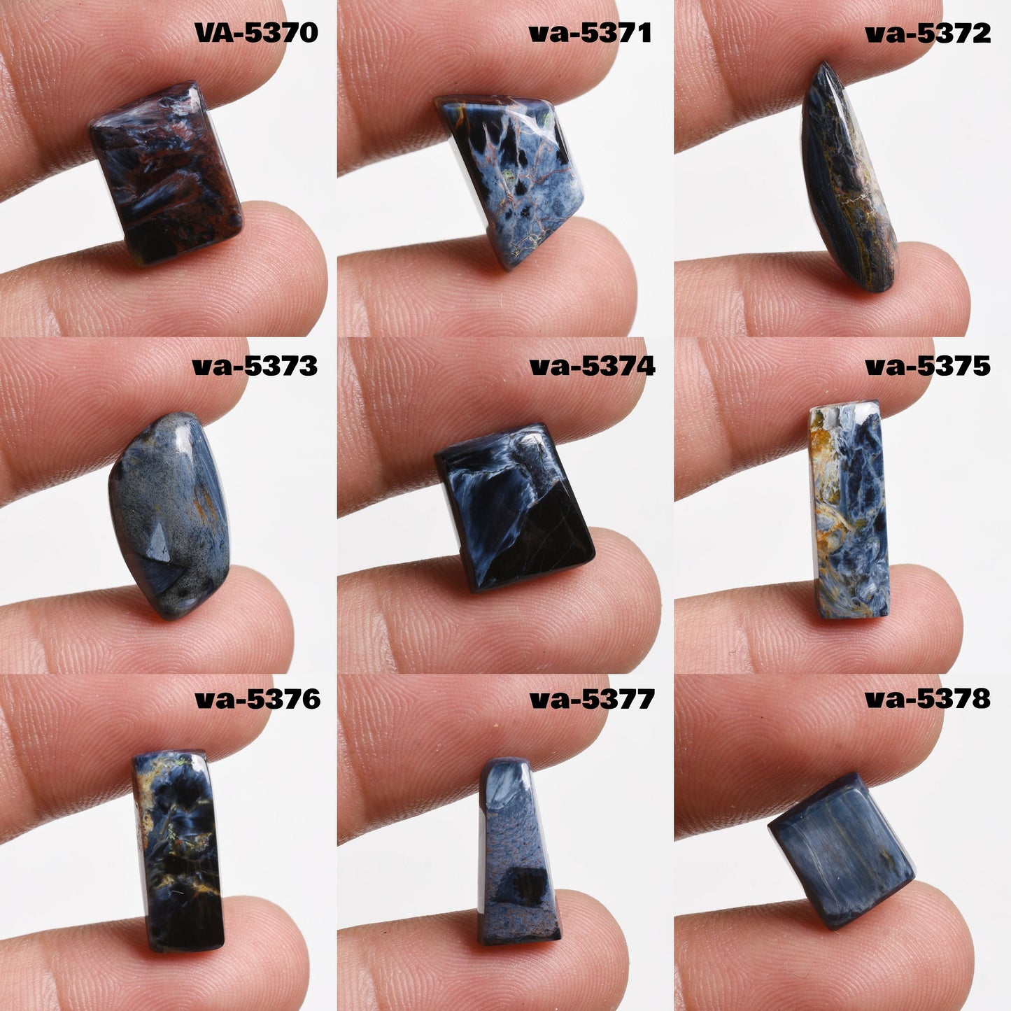 Fabulous Pietersite Cabochons - Natural Fancy Shape Wholesale Gemstones