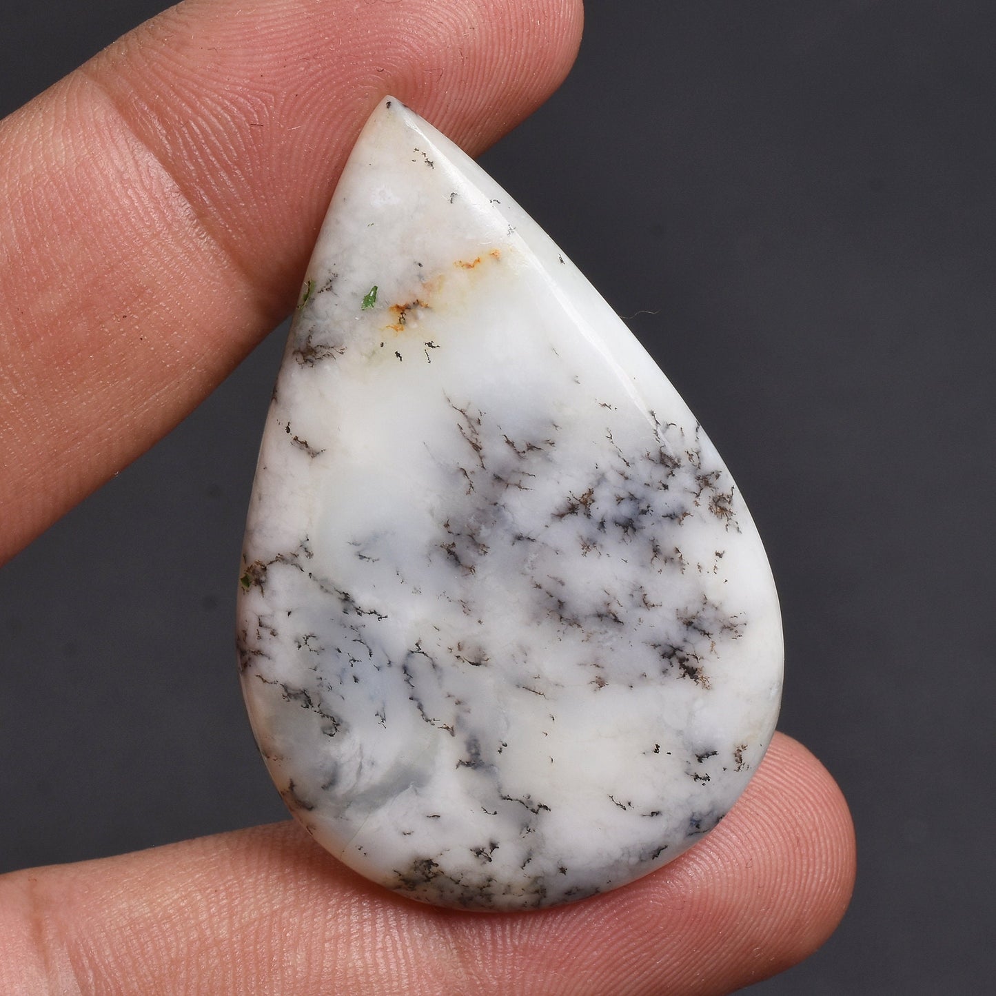 Natural White Dendrite Opal Gemstone - Mix Shape Opal Losse Cabochon