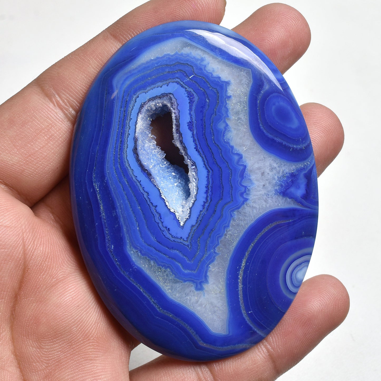 Blue, Pink, or Green Window Druzy Gemstone – Oval & Heart-Shaped Big Solar Quartz Crystals for Pendant Making