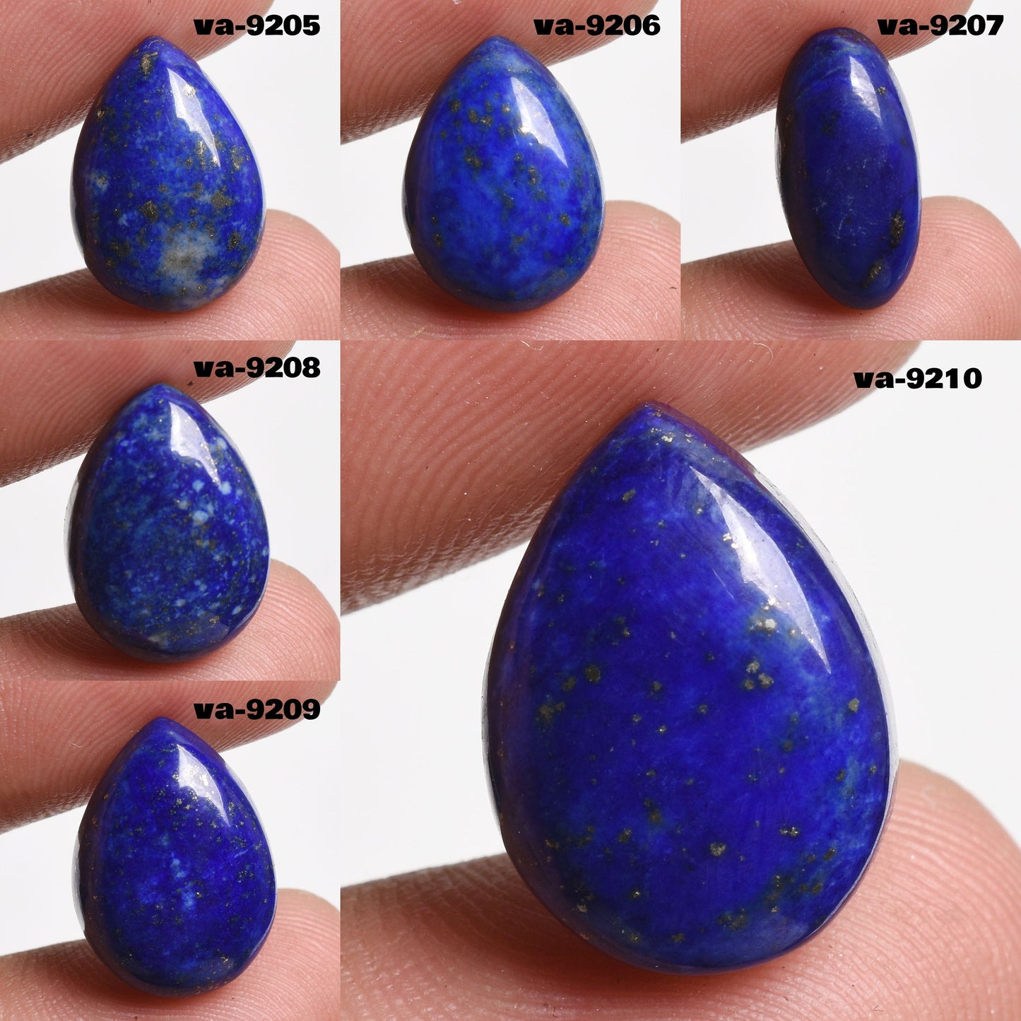 Amazing Natural Lapis Lazuli Cabochon - Mixed Shapes & Sizes for Jewelry Making