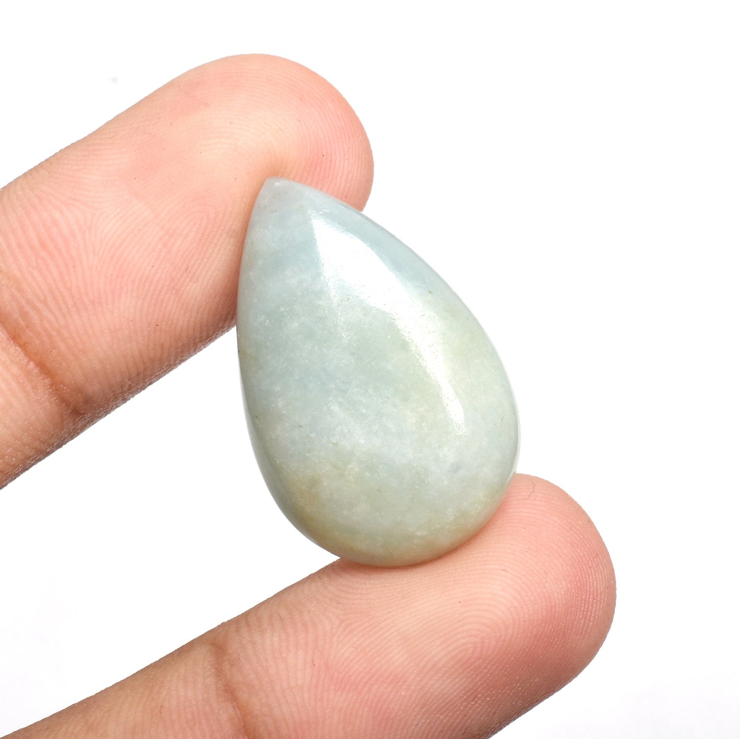 Aquamarine Cabochon - Flat Back Loose Crystal Gemstones