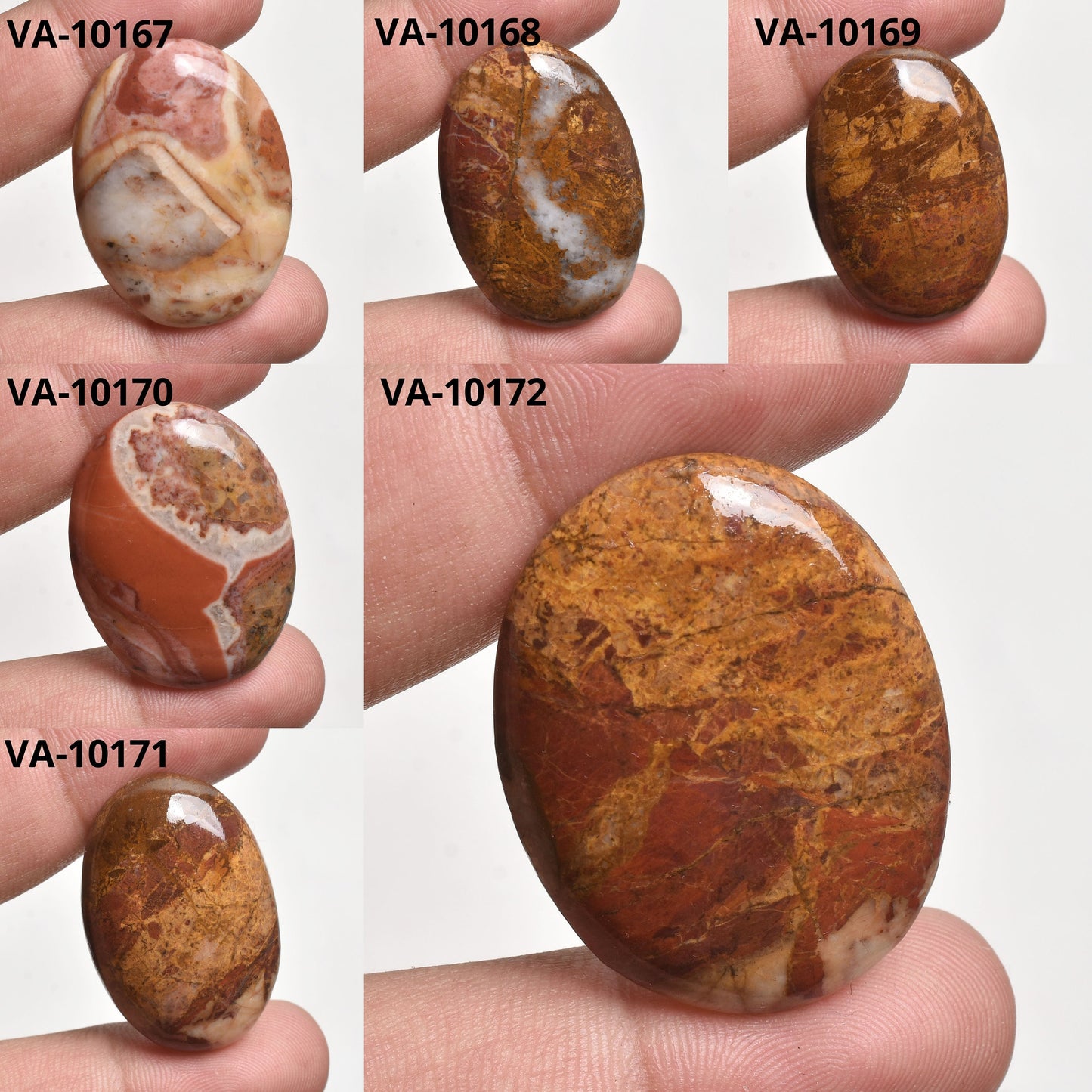 Unique Mookaite Jasper Pendant Gemstone - Oval Red & Yellow Cabochon for Healing & Gifts