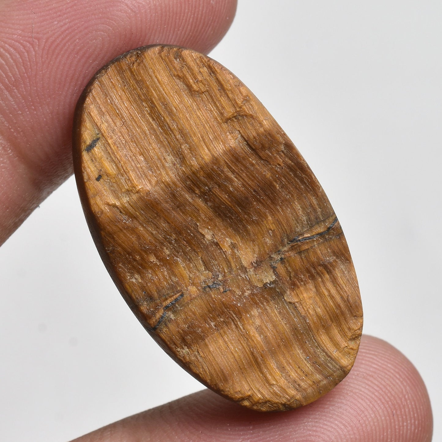 Tiger Eye Rough Cabochon - Wholesale Lot of Mixed Shape Golden Tiger Eye Druzy Gemstones