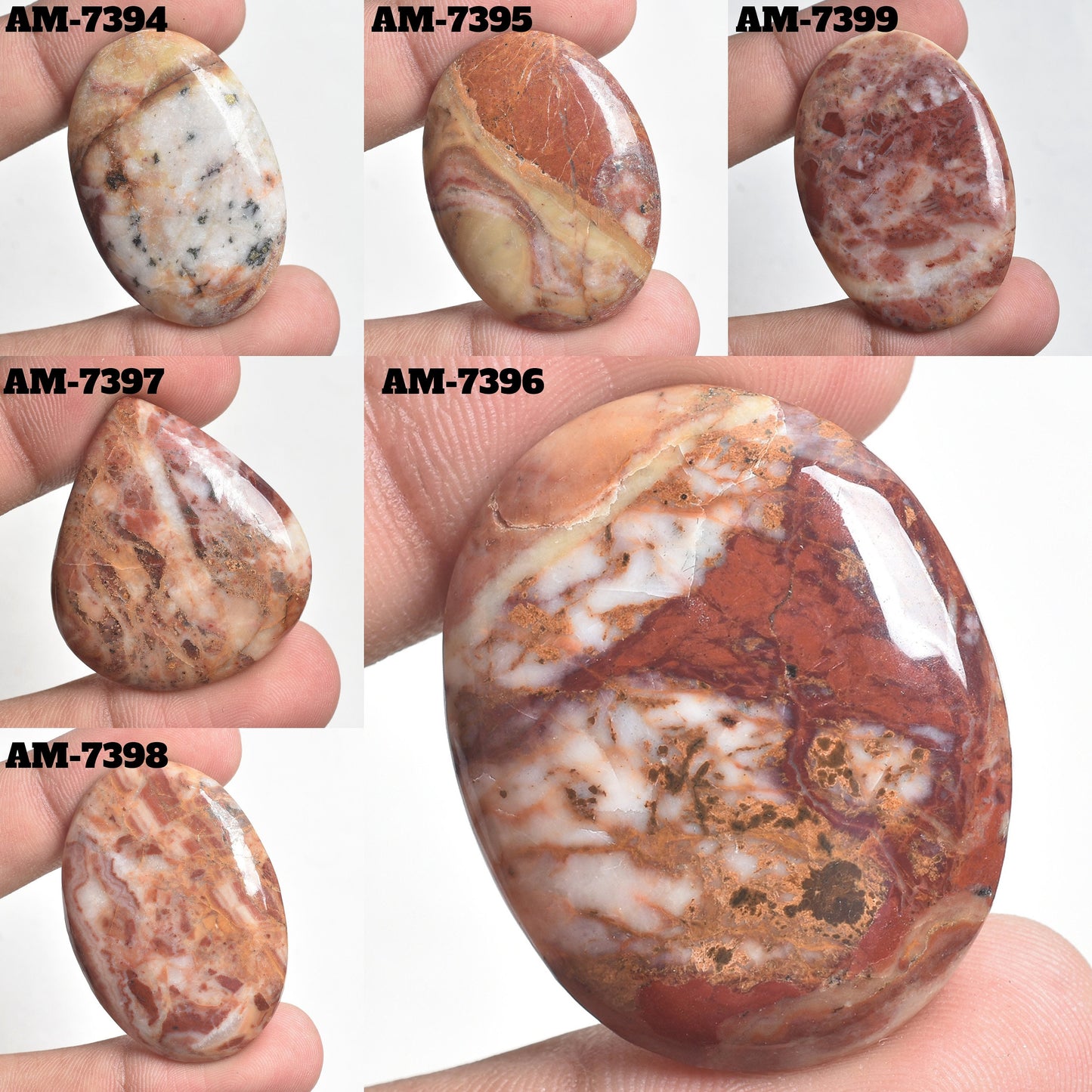 Mookaite Jasper Cabochon - Natural Mookaite Mix Shape Smooth Gemstone