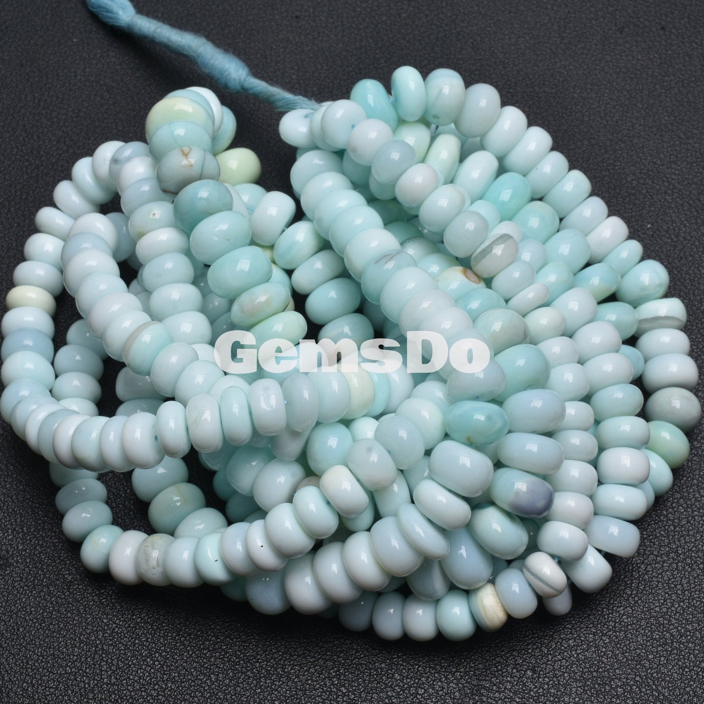 Wholesale Peru Opal Rondelle Beads - Smooth Opal Beads, Low Price