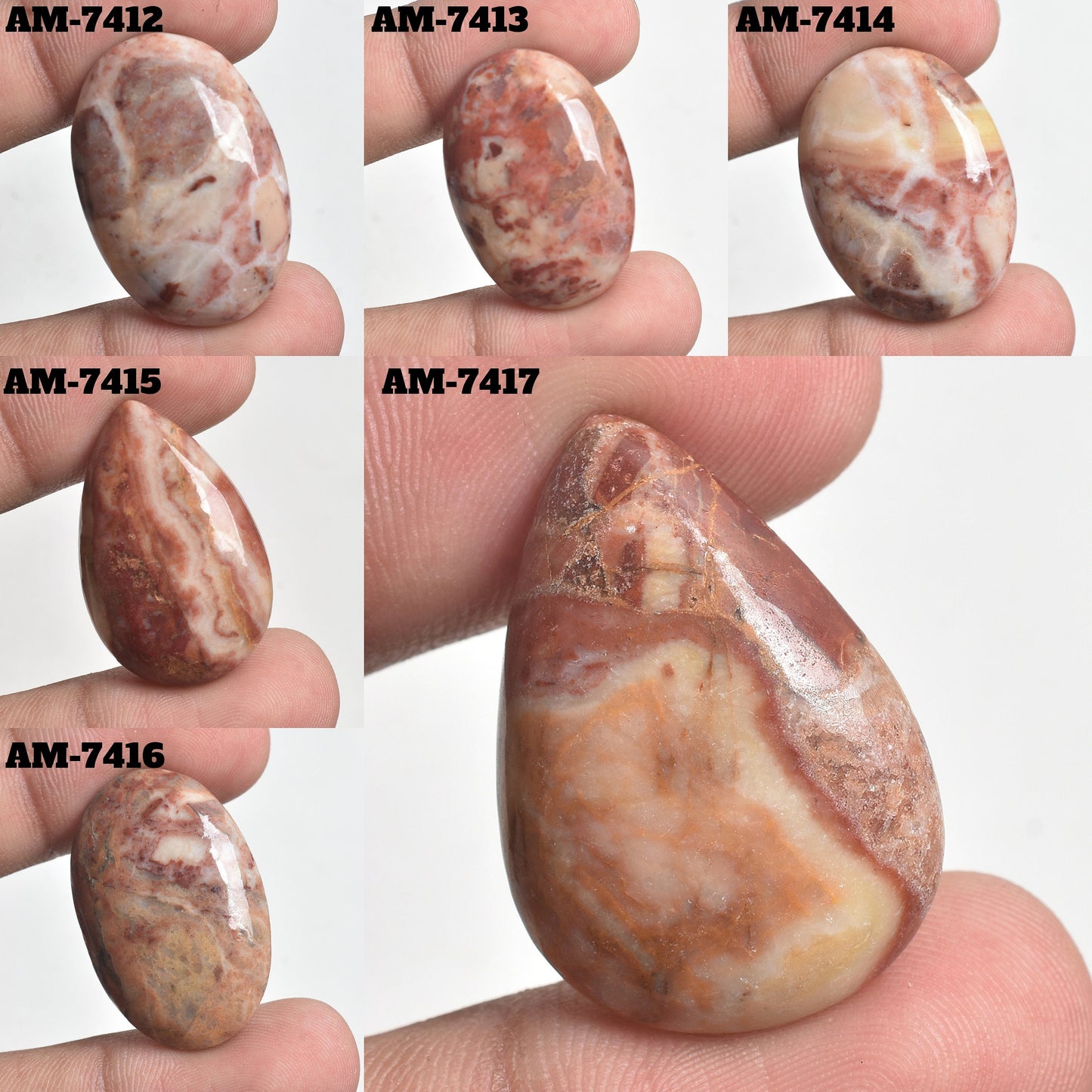 Earthy Mookaite Jasper Cabochon - Natural Loose Stone for DIY Jewelry