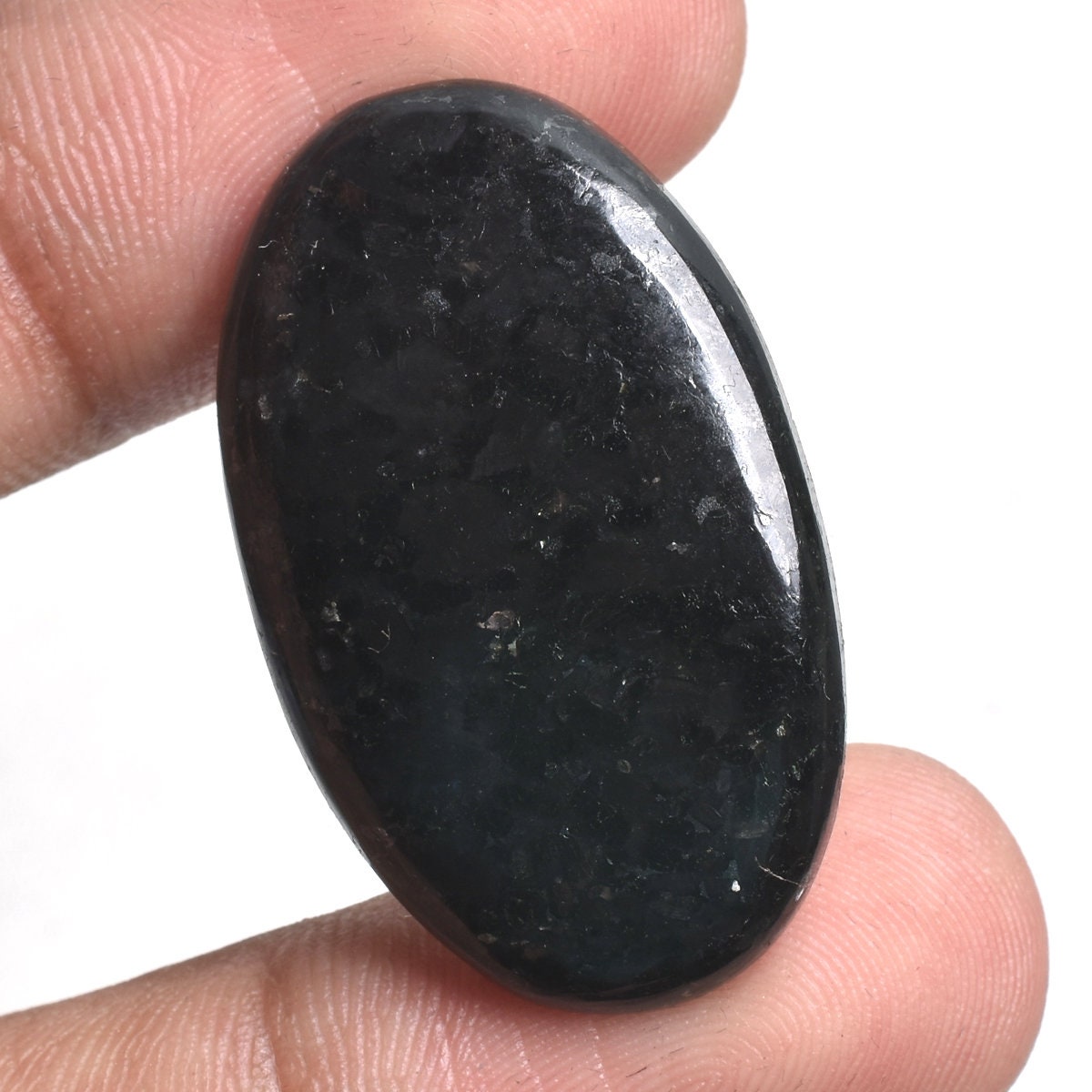Rare Nuummite Crystal, Oval & Fancy Shaped Smooth Polished Cabochons