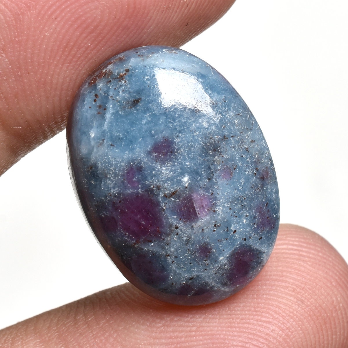 Rare Ruby Kyanite Cabochon – Natural Top Grade Gemstone