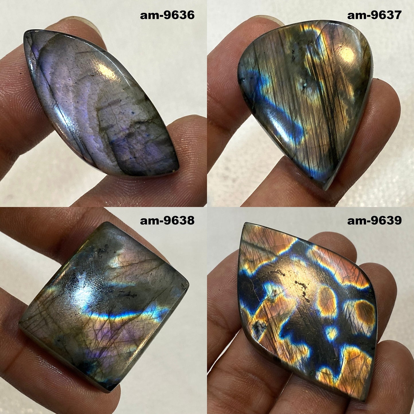 Labradorite Cabochon - Loose Labradorite Loose Crystal Gemstone