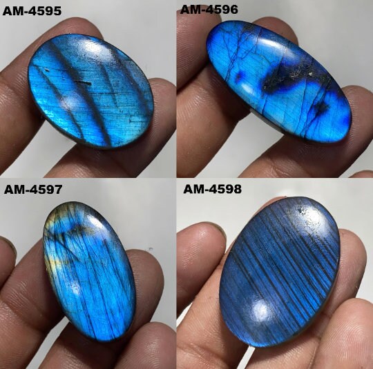 Dazzling Blue Labradorite Cabochon – Oval & Mixed Shape Gemstones