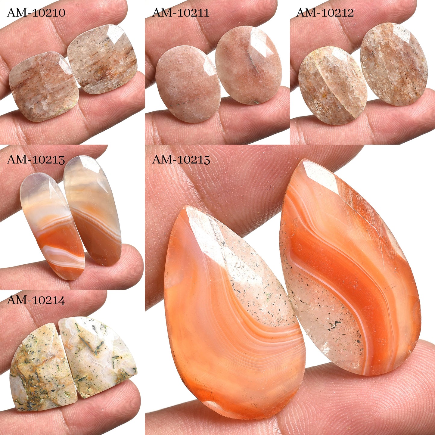 Wholesale Multi Gemstone Pair for Earring – Matching Cabochon Pairs
