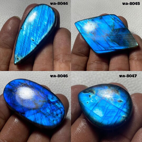 Dazzling Blue Labradorite Cabochon – Oval & Mixed Shape Gemstones