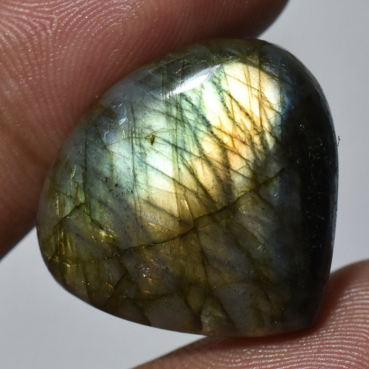 Labradorite Cabochon - Pearl Shape Loose Gemstone