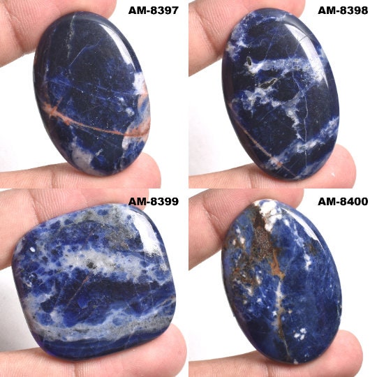 Sodalite Gemstone - Polished Mix Shape Cabochons