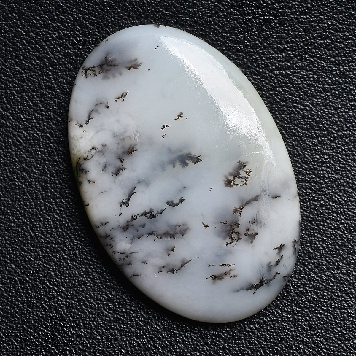 100% Natural White Black Dendrite Opal Cabochon - Loose Opal Gemstone Mix Shape
