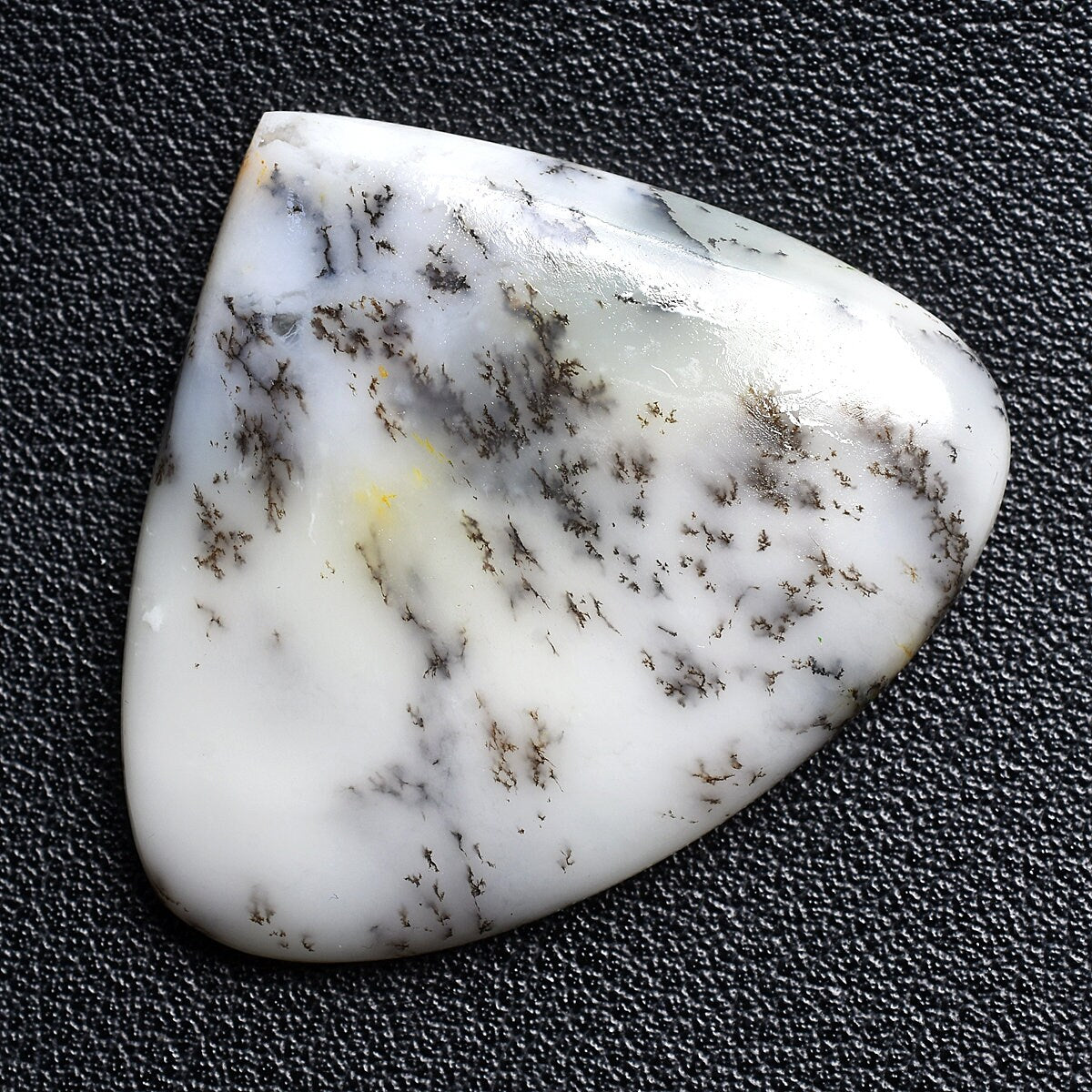 100% Natural White Black Dendrite Opal Cabochon - Loose Opal Gemstone Mix Shape