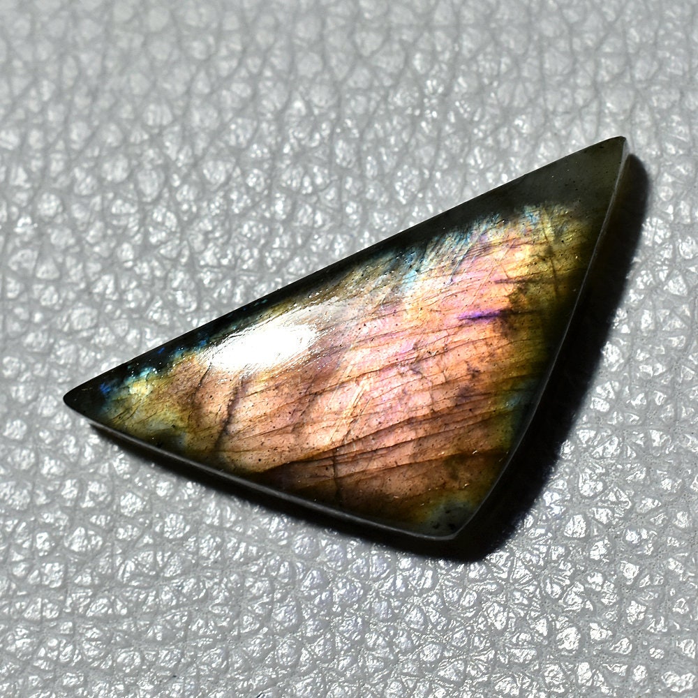 Purple Fire Labradorite Cabochon - Mix Shape Loose Labradorite Cabs, Magical Healing Crystal