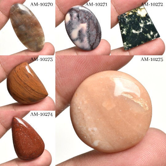 Mixed Shape Multi Gemstone Cabochons - Wholesale Natural Gemstones for Jewelry Making