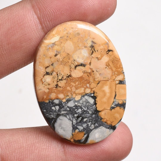 Natural Maligano Jasper Pear Cabochons - Wholesale Gemstone