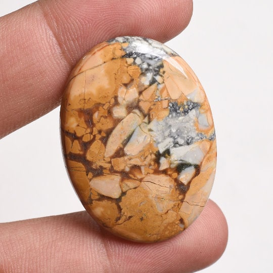 Natural Maligano Jasper Pear Cabochons - Wholesale Gemstone